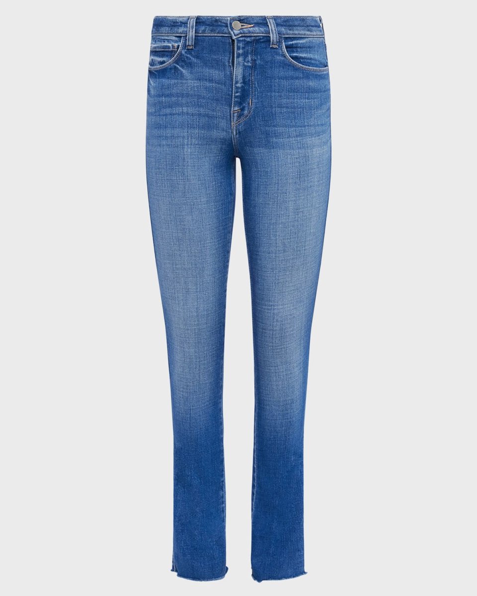 Draya High Rise Slim Straight Jeans